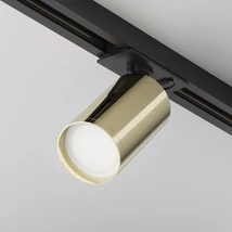 Sursa de lumina pentru sistem cu sina monofazat Maytoni Focus S metal, negru, auriu, GU10 - TR020-1-U-GU10-BG