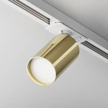 Sursa de lumina pentru sistem cu sina monofazat Maytoni Focus S metal, alb, auriu, GU10 - TR020-1-U-GU10-WG