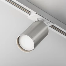 Sursa de lumina pentru sistem cu sina monofazat Maytoni Focus S metal, alb, argintiu, GU10 - TR020-1-U-GU10-WS