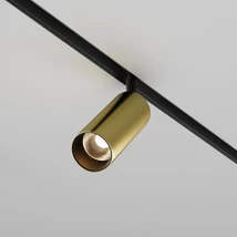 Spot sina magnetica Exility Maytoni FOCUS metal, negru, alama, LED, 12W, 3000K, 904 Lm - TR032-2-12W3K-M-BBS