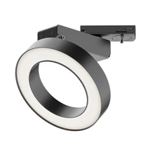 Sursa de lumina pentru sistem cu sina monofazat Maytoni Rim metal, negru, LED, 4000K, 12W, 650lm - TR044-1-12W4K-B