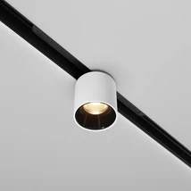 Spot sina magnetica Exility Maytoni ALFA S metal, negru, alb, LED, 7W, 3000K, 330 Lm - TR132-2-7W3K-W