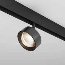 Spot sina magnetica Exility Maytoni LENS metal, negru, LED, 15W, 3000K, 770 Lm - TR217-2-15W3K-B