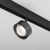 Sursa de lumina pentru sina magnetica Exility Maytoni LENS metal, negru, LED, 15W, 2700-6000K, 770Lm - TR217-4-15WTW-DD2-B