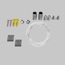 Set pendul sina magnetic Maytoni SUSPENSION aluminiu argintiu - TRA004SW-21S