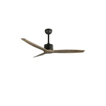 Ventilator NovaLuce VENTO metal, lemn, negru, maro - 5231301