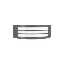 Aplica de perete exterioara NovaLuce Zenith metal, plastic, gri, E27, IP44 - NL-713113