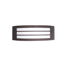 Aplica de perete exterioara NovaLuce Zenith metal, plastic, maro, E27, IP54 - NL-713114
