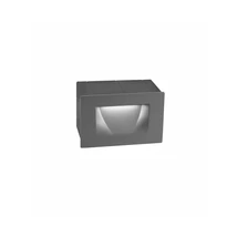 Lampa exterioara incastrabila NovaLuce Krypton metal, gri, LED, 3000K, 3W, 270lm, IP54 - NL-726401