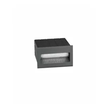 Lampa exterioara incastrabila NovaLuce Krypton metal, gri, LED, 3000K, 1.5W, 145lm, IP54 - NL-726404