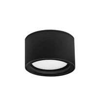 Plafoniera exterioara NovaLuce Focus metal, sticla, negru, GX53, IP54 - NL-752461