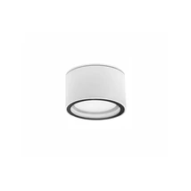 Plafoniera exterioara NovaLuce Focus metal, sticla, alb, GX53, IP54 - NL-752462