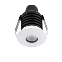 Lampa exterioara incastrabila NovaLuce Bang metal, alb, LED, 3000K, 1W, 60lm, IP67 - NL-8038401