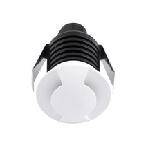 Lampa exterioara incastrabila NovaLuce Bang metal, alb, LED, 3000K, 1W, 60lm, IP67 - NL-8038801