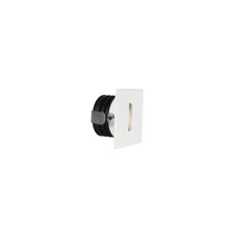 Lampa exterioara incastrabila NovaLuce Passaggio metal, alb, LED, 3000K, 1W, 60lm, IP54 - NL-8090801