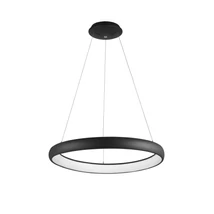Pendul NovaLuce ALBI metal, plastic, negru, alb, LED, 50W, 3000K, 2500Lm - 8105602-D