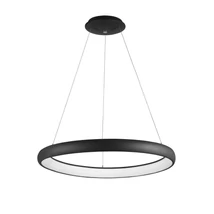 Pendul NovaLuce ALBI metal, plastic, negru, alb, LED, 80W, 3000K, 4000Lm - 8105604-D