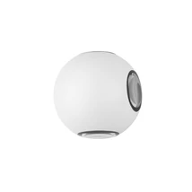 Aplica de perete exterioara NovaLuce Como metal, sticla, alb, LED, 3000K, 4x1W, 265lm, IP54 - NL-852436
