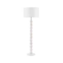 Lampadar NovaLuce CHAMOIS hartie, textil, alb, E27 - NL-9001067