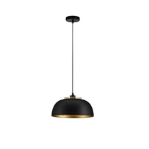 Pendul NovaLuce SQUBE metal, negru, auriu, E27 - NL-9001086