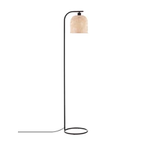 Lampadar NovaLuce INTRA metal, bambus, negru, maro, E27 - 9001090