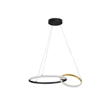 Pendul NovaLuce IMAR metal, plastic, negru, auriu, LED, 36W, 3200K, 1620 Lm - NL-9001108
