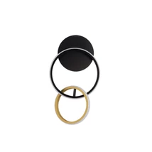 Aplica de perete NovaLuce IMAR metal, plastic, negru, auriu, LED, 15W, 3200K, 762 Lm - NL-9001109