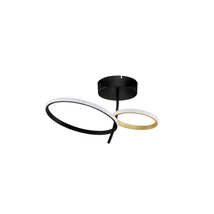 Aplica de tavan NovaLuce IMAR metal, plastic, negru, auriu, LED, 30W, 3200K, 1489 Lm - NL-9001110