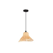 Pendul NovaLuce AURA metal, natural, negru, natur, E27 - NL-9001117
