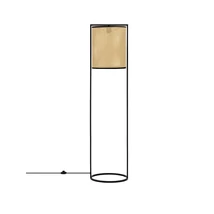 Lampadar NovaLuce ERTO metal, natural, negru, natur, E27 - NL-9001119