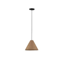 Pendul NovaLuce JOELLE metal, hartie, negru, maro, E27 - NL-9001132