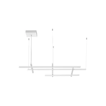 Pendul NovaLuce PACE metal, acril, alb, LED, 83W, 3000K, 4847 Lm - NL-9002055