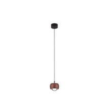 Pendul NovaLuce CONGA metal, acril, negru, maro, LED, 13W, 3000K, 922 Lm - NL-9002069