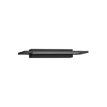 Aplica de perete pentru baie NovaLuce LIVO metal, acril, negru, LED, 10W, 3000-4000K, 650Lm, IP44 - 9002078