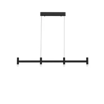 Pendul NovaLuce POETIC metal, plastic, negru, alb, LED, 17W, 3000K, 1364Lm - 9002092