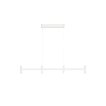 Pendul NovaLuce POETIC metal, plastic, alb, LED, 17W, 3000K, 1364Lm - 9002093