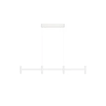 Pendul NovaLuce POETIC metal, plastic, alb, LED, 17W, 2700K, 1364Lm - 9002095