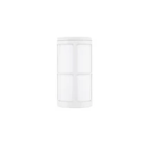 Aplica de perete exterioara NovaLuce Stone metal, plastic, alb, E27, IP54 - NL-9002850