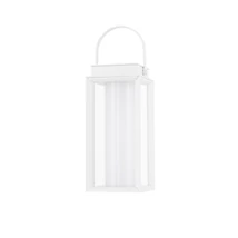 Lampa solara NovaLuce Verhaal metal, sticla, alb, transparent, LED, 3000K, 2W, 200lm, IP54 - NL-9002861