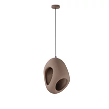 Pendul NovaLuce TEMPUS metal, natur, maro, E27 - 9003670