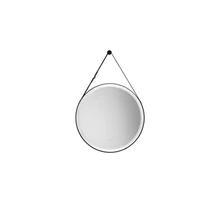 Oglinda NovaLuce REMS metal, sticla, negru, LED, 29W, 701lm, 3000K, IP44 - NL-9006005