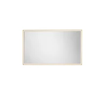 Oglinda NovaLuce AMBOR metal, sticla, auriu, LED, 49W, 2556lm, 4000K, IP44 - NL-9006020