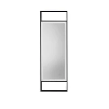 Oglinda NovaLuce DOUL metal, sticla, negru, LED, 37W, 385lm, 4000K, IP44 - NL-9006023