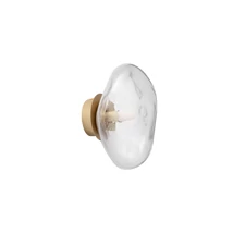 Aplica de perete NovaLuce KING metal, sticla, alama, transparent, G9 - NL-9006034