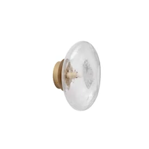 Aplica de perete NovaLuce KING metal, sticla, alama, transparent, G9 - NL-9006035