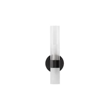 Aplica de perete NovaLuce CENTURY metal, sticla, negru, transparent, G9 - NL-9006054