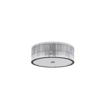 Plafoniera NovaLuce BAROK metal, sticla, negru, transparent, G9 - NL-9006058