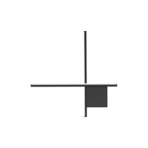 Aplica de perete NovaLuce CROSS metal, negru, LED, 2700K, 15W, 880lm - 9006084