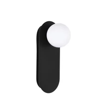 Aplica de perete NovaLuce BLOB metal, sticla, negru, alb, G9 - 9006092