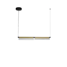 Pendul NovaLuce APNEA metal, sticla, negru, auriu, gri, LED 20W, 3000K, 2479 Lm - NL-9009133